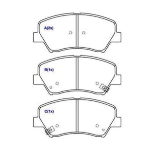 PASTILHA DIANTEIRA I30 ELANTRA SANTA FE VELOSTER 13 ... CERATO 1.6 13 ... SORENTO 11 ...