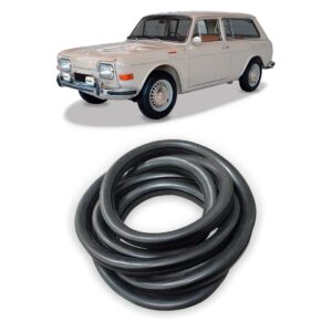 Borracha Para-brisas C/ Friso Brasilia / Variant Ii --