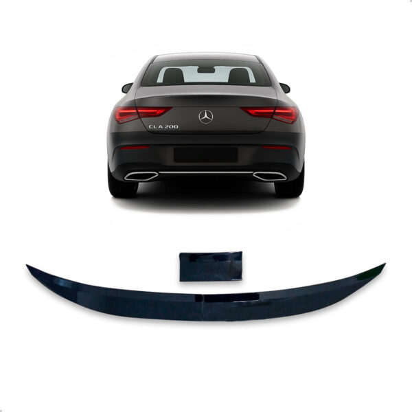Aerofólio Para Mercedes CLA Sedan Black Piano Autocolante