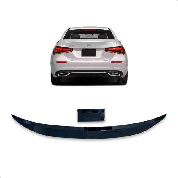 Aerofólio Para Mercedes Classe A Sedan Black Piano Autocolante