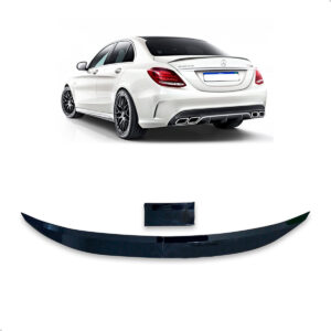Aerofólio Para Mercedes Classe C Sedan Black Piano Autocolante