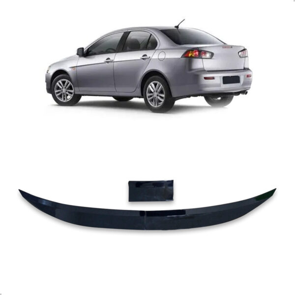 Aerofólio Para MITSUBISHI LANCER Sedan Black Piano Autocolante