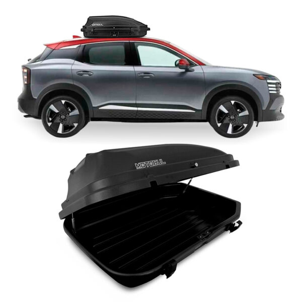 Baú Maleiro De Teto Motobul 270 Litros NISSAN-KICKS Preto