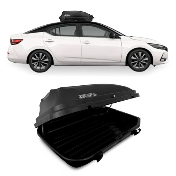 Baú Maleiro De Teto Motobul 270 Litros NISSAN-SENTRA Preto