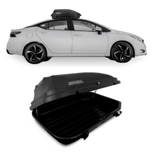 Baú Maleiro De Teto Motobul 270 Litros NISSAN-VERSA Preto