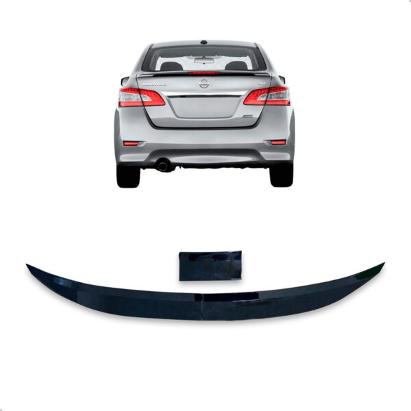 Aerofólio Para NISSAN SENTRA Sedan Black Piano Autocolante