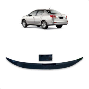 Aerofólio Para PEUGEOT 207 Sedan Black Piano Autocolante