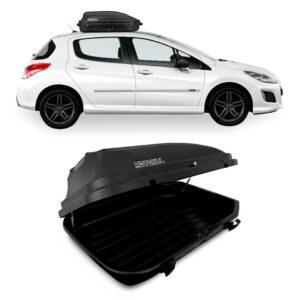 Baú Maleiro De Teto Motobul 270 Litros PEUGEOT-308 Preto