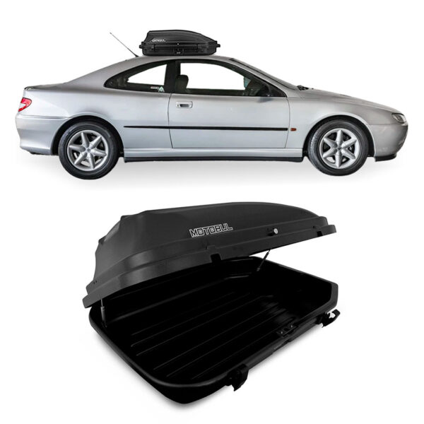 Baú Maleiro De Teto Motobul 270 Litros PEUGEOT-406 Preto