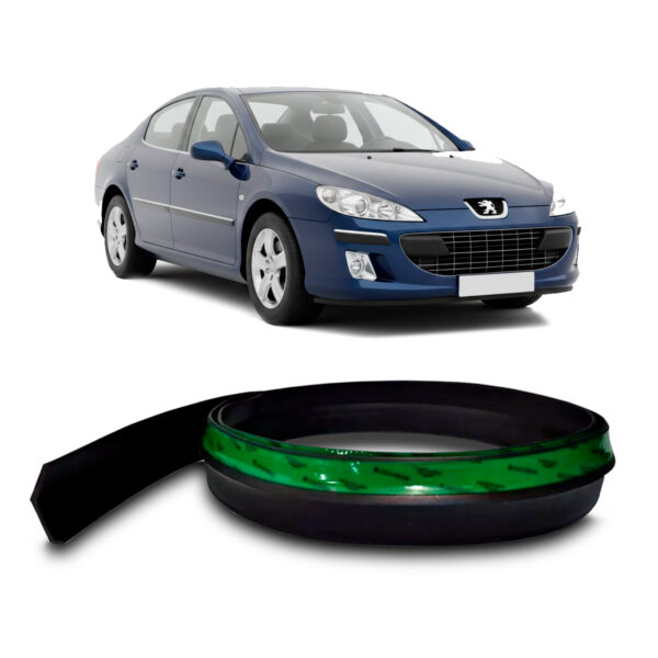 Saia Spoiler Para PEUGEOT-407 Z Lip Borracha Esportivo Ez