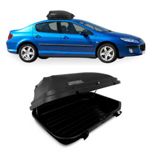 Baú Maleiro De Teto Motobul 270 Litros PEUGEOT-407 Preto