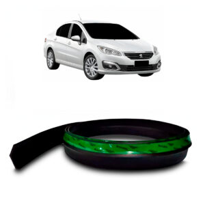 Saia Spoiler Para PEUGEOT-408 Z Lip Borracha Esportivo Ez