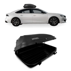 Baú Maleiro De Teto Motobul 270 Litros PEUGEOT-508 Preto