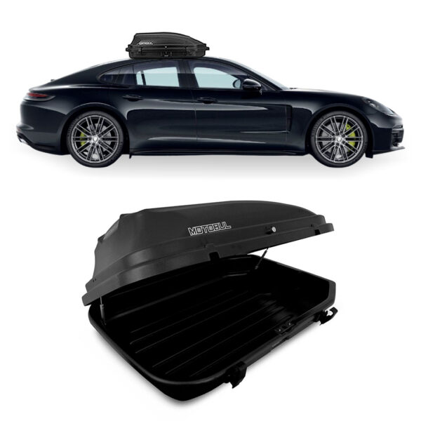 Baú Maleiro De Teto Motobul 270 Litros PORSCHE-MACAN Preto