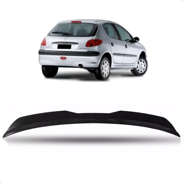 Aerofólio Peugeot 206 Black Piano Sport Hatch Universal