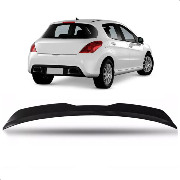 Aerofólio Para Peugeot 308 Black Piano Sport Hatch Universal
