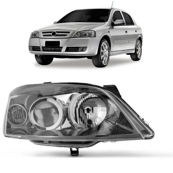 Farol Astra 03 04 05 06 A 12 Manual Fume Cronomix 1ª Linha Direito/passageiro