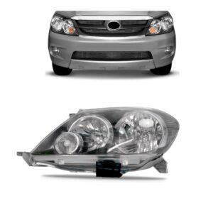 Farol Hilux Sw4 2004 A 2008 Cromomix 1ª Linha Esquerdo/motorista