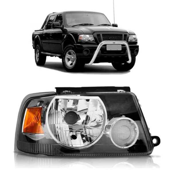 Farol Ranger 2005 2006 2007 2008 2009 Foco Duplo 1ª Linha Esquerdo/motorista