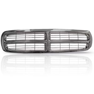 Tela Frontal Central Dakota 1997 A 2005 Cromado