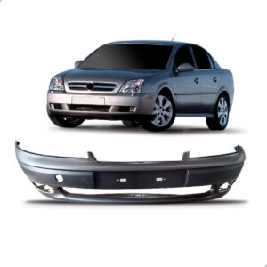 Parachoque Dianteiro Vectra 2000 A 2005 C/furo Novo Liso Preto