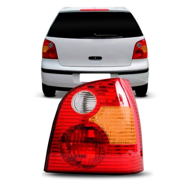 Lanterna Traseira Polo 2003 2004 2005 2006 Tricolor Promoção Lado Direito