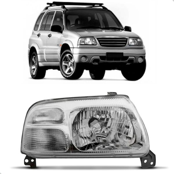 Farol Grand Vitara 1998 A 2007 Tracker 2001 A 2009 Lado Direito