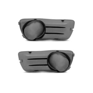 Par Moldura Milha Palio Fire Way 2009 A 2015 S/furo Aro Crom Cinza