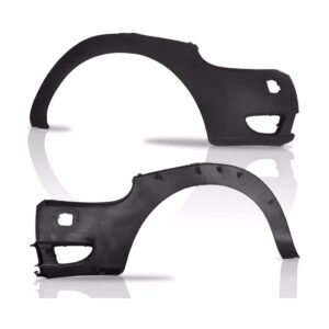 Parachoque Dianteiro Ka 2002 03 A 2007 Preto Parte Lateral Direito/passageiro