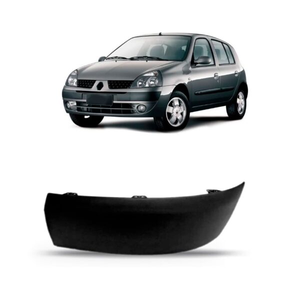 Almofada Moldura Firso Do Para-choque Clio 2003 2004 2005  Lado Esquerdo