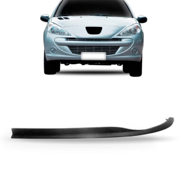 Spoiler Dianteiro Peugeot 207 Ano 2008 09 10 11 2012 Lado Esquerdo