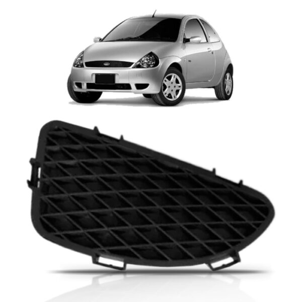 Aro Moldura Milha Ka 2002 A 2007 S/ Furo Ld Esquerdo