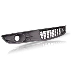 Grade Central Parachoque Siena 2009 10 2012 Cinza Com Furo  Cinza Fosco