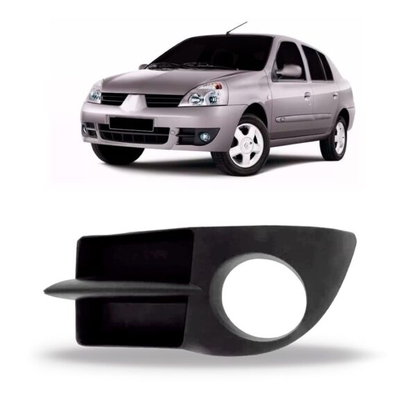 Moldura Milha Clio 2006 A 2012 C/ Furo Le Esquerdo Motorista