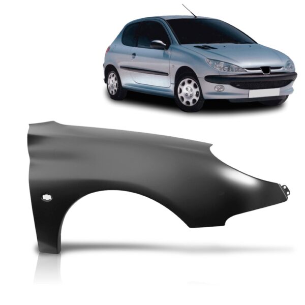 Paralama Peugeot 206 1999 A 2011 Lado Direito Dianteira Direita Direito