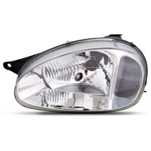 Farolete Corsa 2000 2001 2002 Carcaça Cinza Cromado Promoção Lado Esquerdo