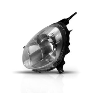 Farol March 2011 A 2013 Cromado Manual Esquerdo