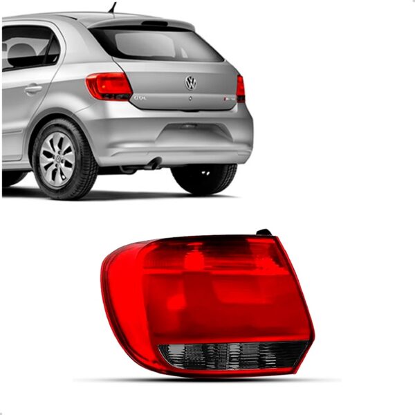 Lanterna Traseira Gol G6 2013 2014 A 2016 Fumê 1ª Linha Esquerdo/motorista Vermelho