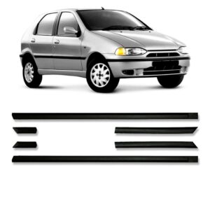 Borrachão Kit Friso Palio 04 Portas 1996 A 2000 Tds Ex Edx