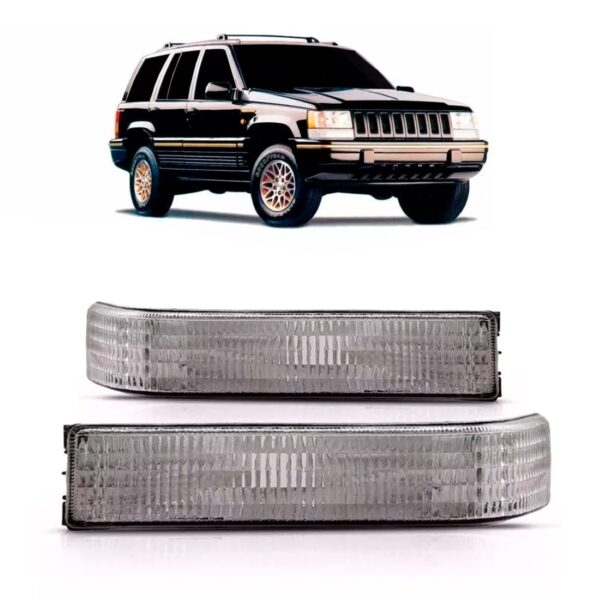 Lanterna Seta Grand Cherokee 1993 A 1998 Inferior Cristal Ld Direito
