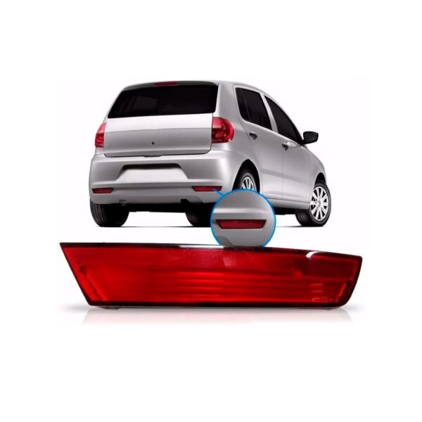 Refletor Parachoque Traseiro Fox 2010 2011 2012 13 2014 Rubi Lado Direito