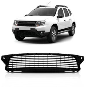 Tela Frontal Radiador Para Duster 2010 A 2014 Infer Central Preto