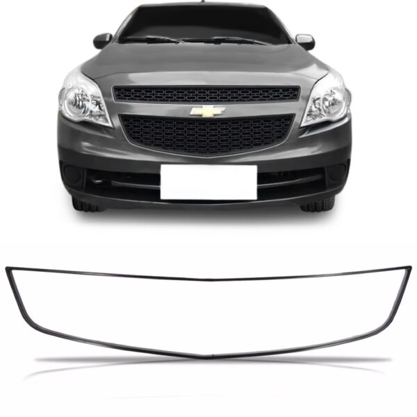 Friso Grade Inferior Dianteira Agile 2009 10 11 13 2014 2015 Preto