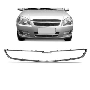 Moldura Grade Radiador Inferior Celta Prisma 11 A 2014 Preto Preto