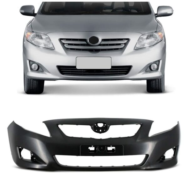 Parachoque Dianteiro Corolla 2009 2010 2011 1a Linha Novo Preto