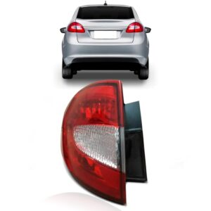 Lanterna Fiesta Sedan 2012 2013 2014 Mexicano Le Esquerdo Vermelho