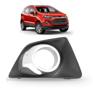 Moldura Farol Milha Ecosport 2013 A 2015 C/furo Cromado Ld Direito