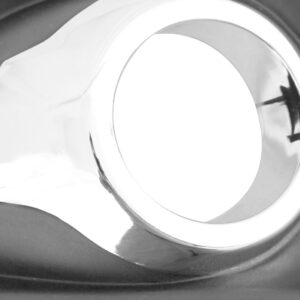 Moldura Farol Milha Ecosport 2013 A 2015 C/furo Cromado Ld Direito