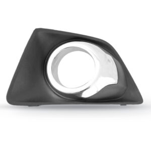 Moldura Farol Milha Ecosport 2013 A 2015 C/furo Cromado Ld Esquerdo