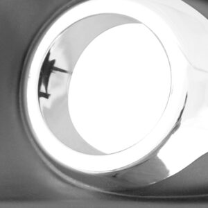 Moldura Farol Milha Ecosport 2013 A 2015 C/furo Cromado Ld Esquerdo